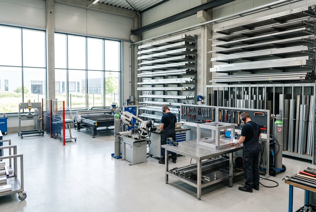 Helle Metallwerkstatt von FABRY